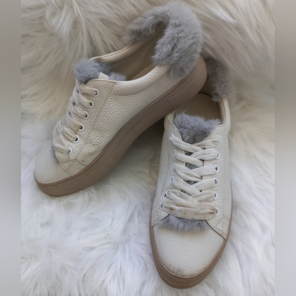 Yaya Women's Cream Sneakers Size 38 EU